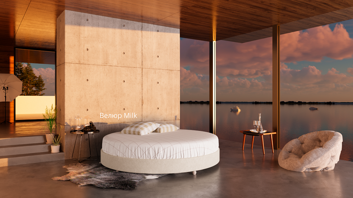 Круглый кроватный бокс Mr.Mattress Fine Box в Москве 