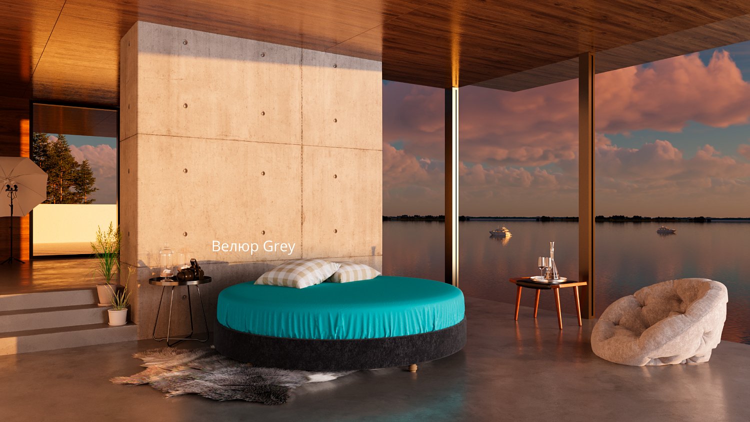 Круглый кроватный бокс Mr.Mattress Fine Box в Москве 