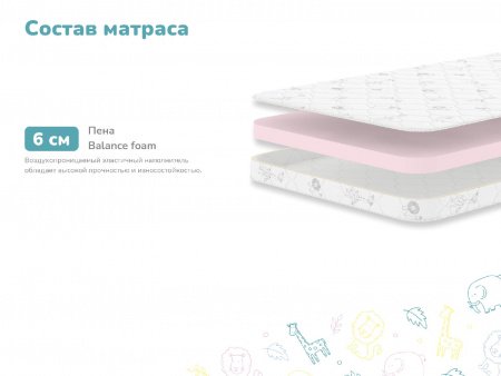 Купить Детский матрас Dimax Дрёмушка Лайт в Москве 