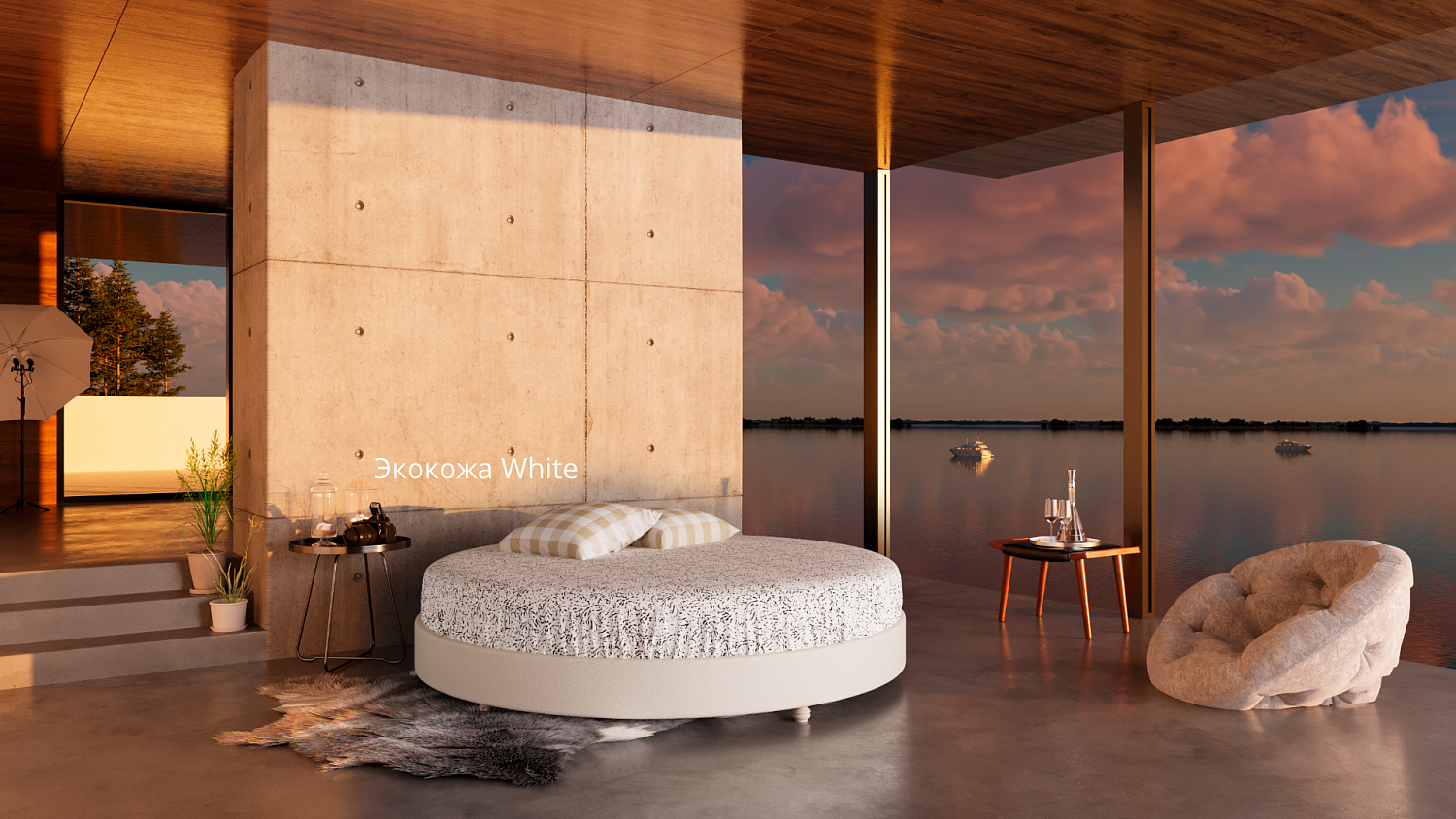 Круглый кроватный бокс Mr.Mattress Fine Box в Москве 