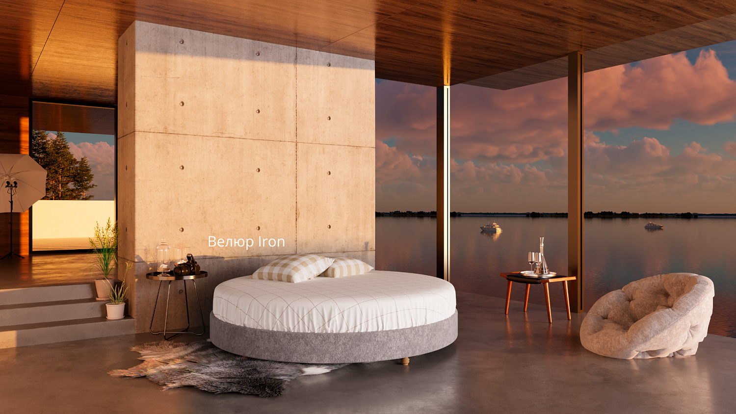 Круглый кроватный бокс Mr.Mattress Fine Box в Москве 